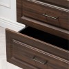 Set mobilier de baie Dorothy Ristretto, MDF, PAL melaminat, stejar ristretto, lavoar Lena, L.100 cm, SET-DOR B 100CM UN LENA