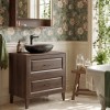 Set mobilier de baie Dorothy Ristretto, MDF, PAL melaminat, stejar ristretto, blat stejar ristretto, L.60 cm, SET-DOR B 60CM