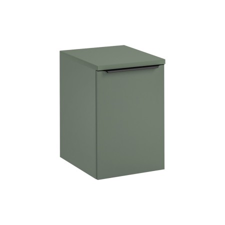 Set mobilier de baie Sombra Green, PAL melaminat, verde olive, blat verde olive, L.40 cm, SET-SOG B GREEN 40CM LB