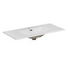 Lavoar Comad Sky 100, ceramica, alb lucios, L.100 cm, SKY 100/DP-8099