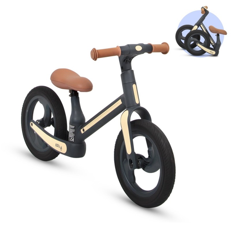Bicicleta pliabila pentru copii Camini, metal, plastic, gri, L.89 cm, BLBK000002-GY