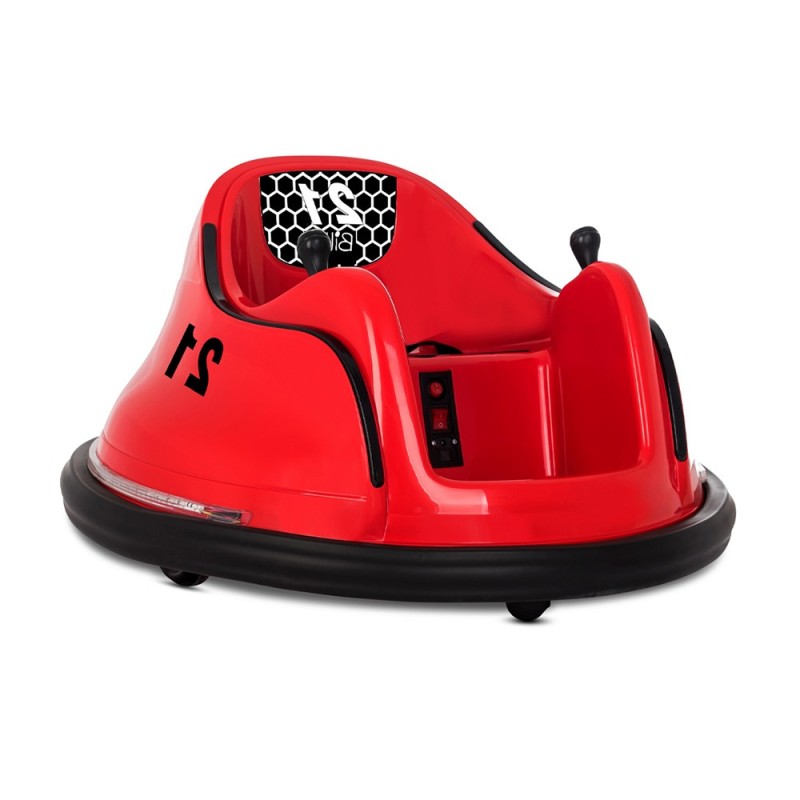Masinuta electrica Billy, plastic, rosu, H.42 cm, BLBK000005-RD