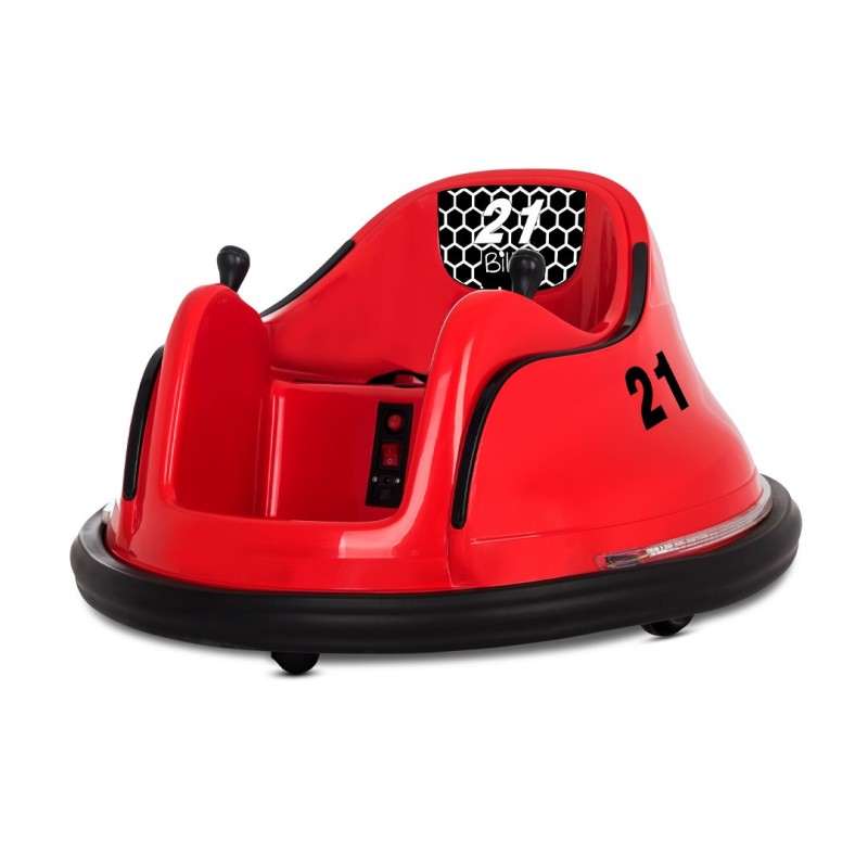 Masinuta electrica Billy, plastic, rosu, H.42 cm, BLBK000005-RD