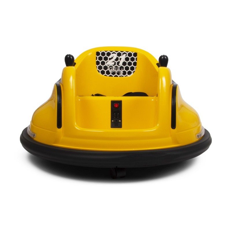 Masinuta electrica Billy, plastic, galben, H.42 cm, BLBK000005-YL