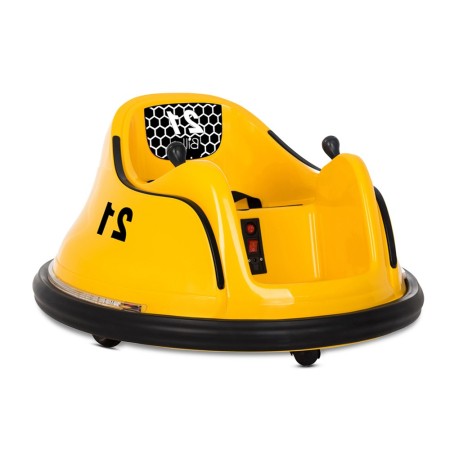 Masinuta electrica Billy, plastic, galben, H.42 cm, BLBK000005-YL