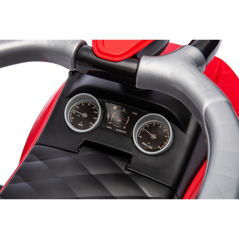 Masinuta pentru copii 2 in 1 Billy, plastic, rosu, L.42 cm, BLBK000006-RD