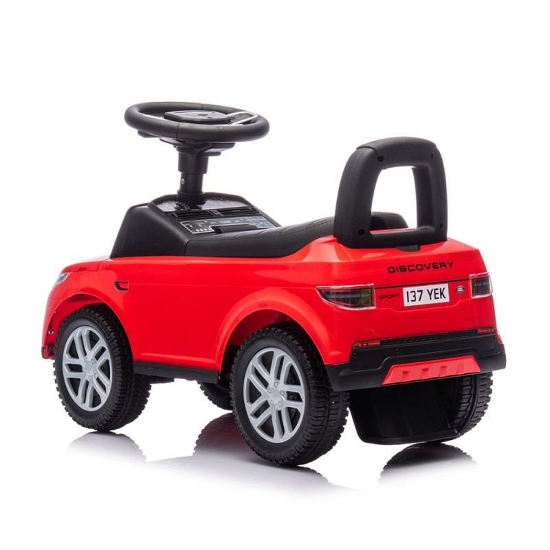 Masinuta pentru copii Land Rover Discovery, plastic, rosu, L.28 cm, BLBK000009-RD