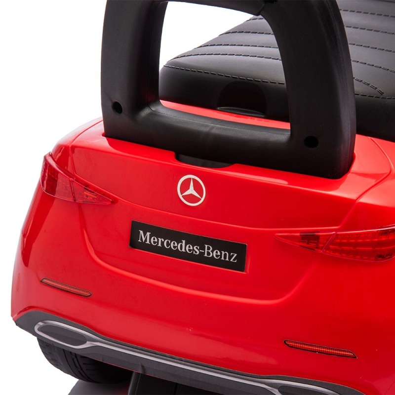 Masinuta copii Mercedes C-Klasse, metal, plastic, rosu, L.28 cm, BLBK000011-RD