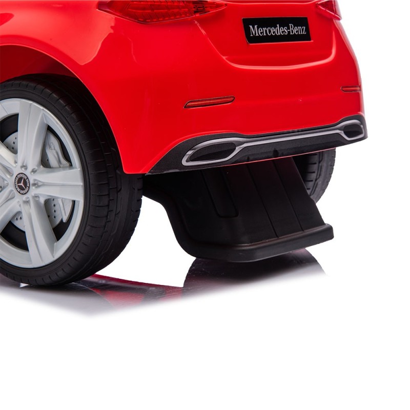 Masinuta copii Mercedes C-Klasse, metal, plastic, rosu, L.28 cm, BLBK000011-RD