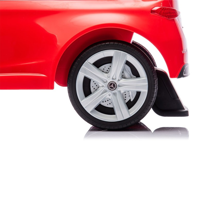 Masinuta copii Mercedes C-Klasse, metal, plastic, rosu, L.28 cm, BLBK000011-RD