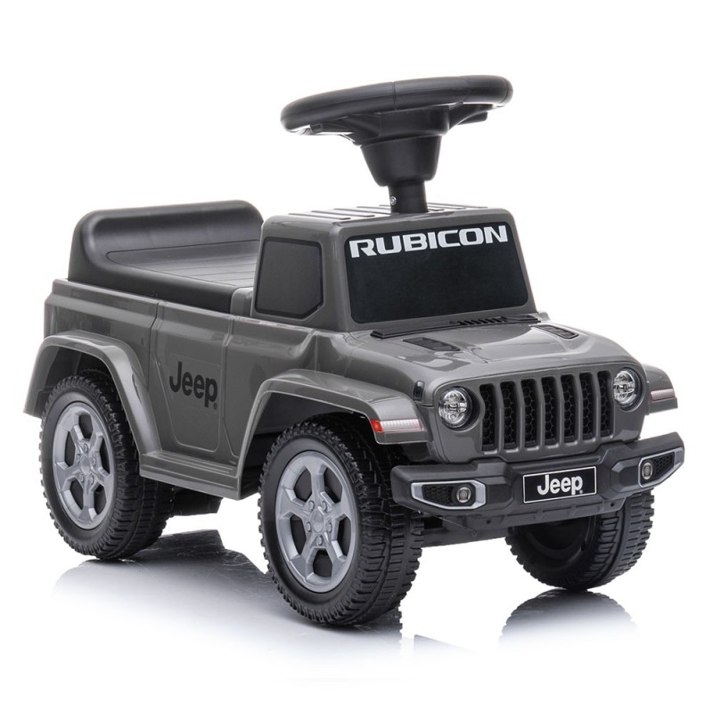 Masinuta copii Jeep Gladiator, metal, plastic, gri, L.29 cm, BLBK000013-DGY
