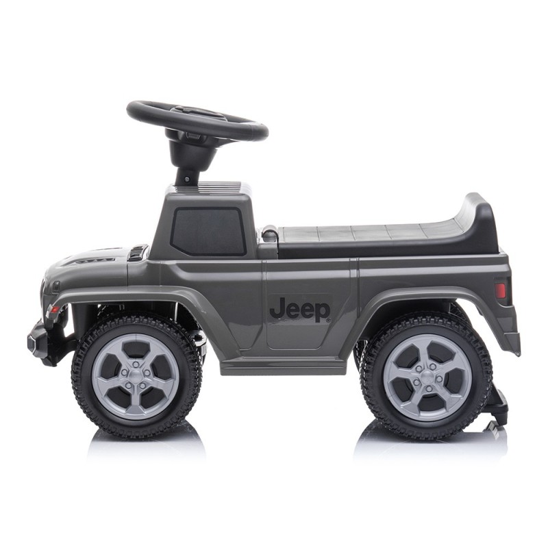 Masinuta copii Jeep Gladiator, metal, plastic, gri, L.29 cm, BLBK000013-DGY