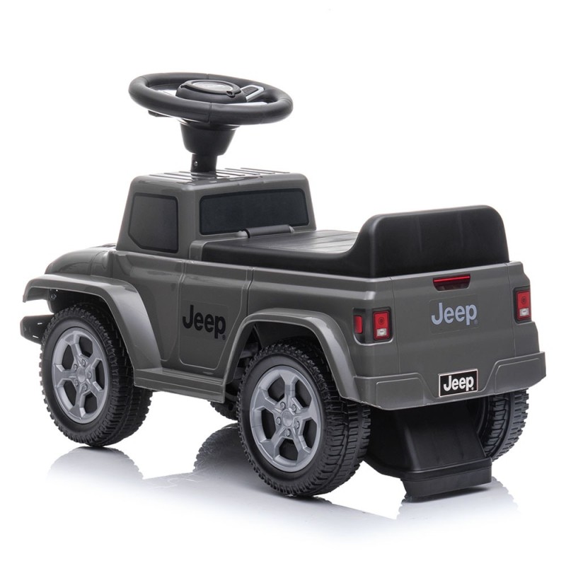 Masinuta copii Jeep Gladiator, metal, plastic, gri, L.29 cm, BLBK000013-DGY