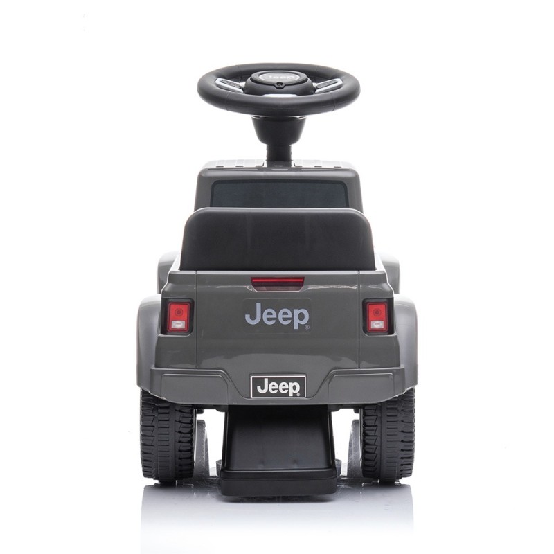 Masinuta copii Jeep Gladiator, metal, plastic, gri, L.29 cm, BLBK000013-DGY