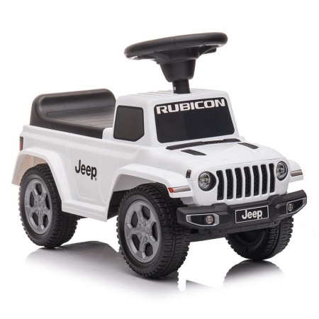 Masinuta copii Jeep Gladiator, metal, plastic, alb, L.29 cm, BLBK000013-WH