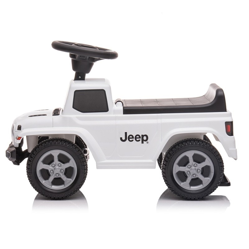 Masinuta copii Jeep Gladiator, metal, plastic, alb, L.29 cm, BLBK000013-WH