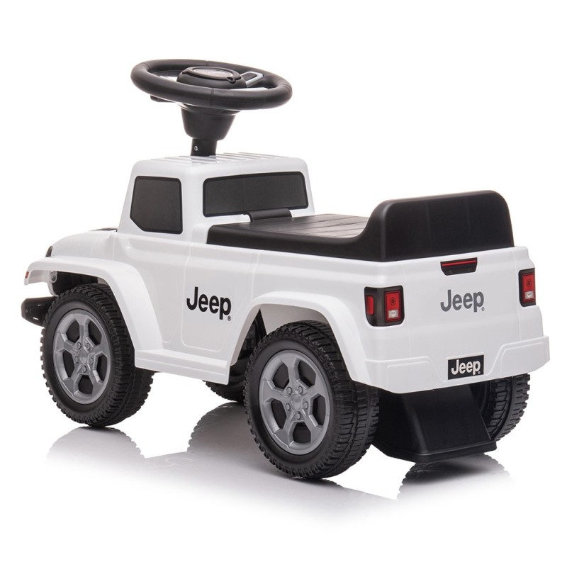 Masinuta copii Jeep Gladiator, metal, plastic, alb, L.29 cm, BLBK000013-WH