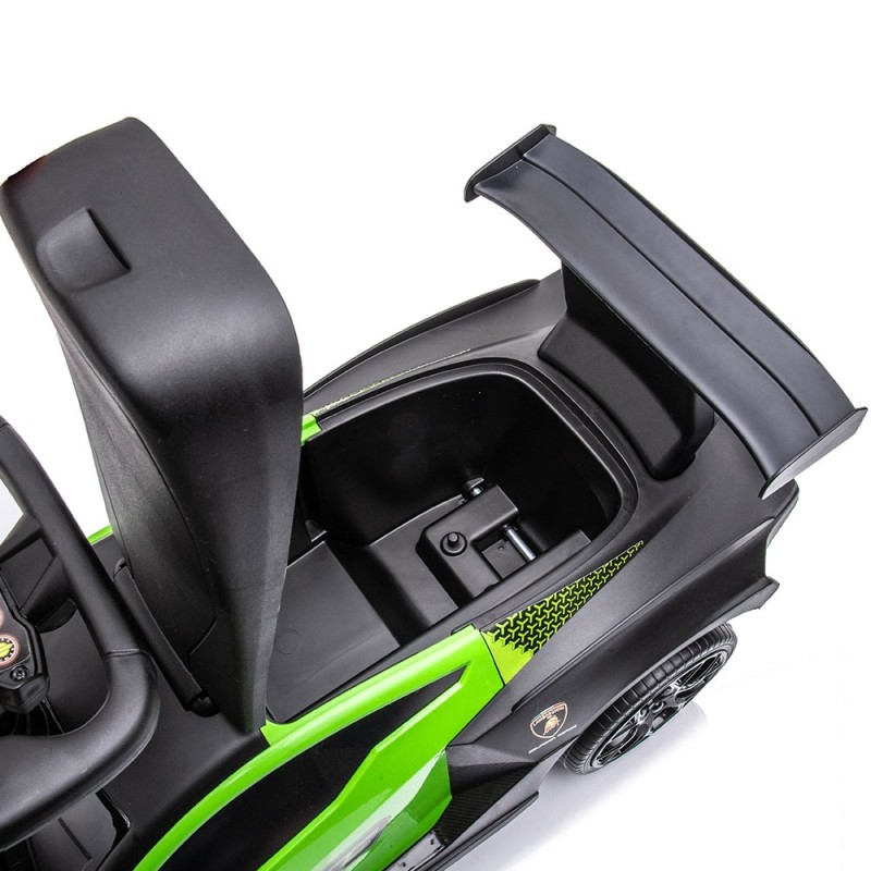 Masinuta pentru copii Lamborghini SCV12, metal, plastic, verde, L.38 cm, BLBK000014-GR