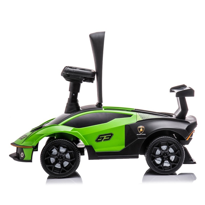 Masinuta pentru copii Lamborghini SCV12, metal, plastic, verde, L.38 cm, BLBK000014-GR