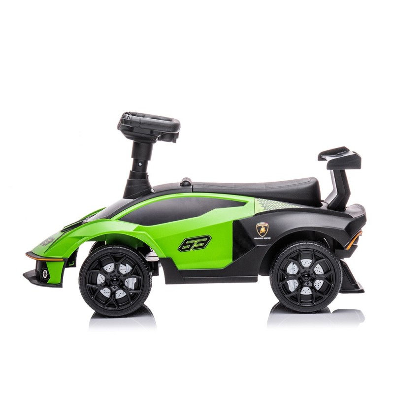 Masinuta pentru copii Lamborghini SCV12, metal, plastic, verde, L.38 cm, BLBK000014-GR