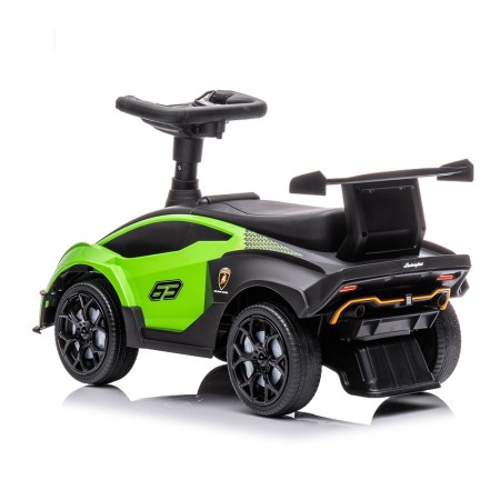 Masinuta pentru copii Lamborghini SCV12, metal, plastic, verde, L.38 cm, BLBK000014-GR