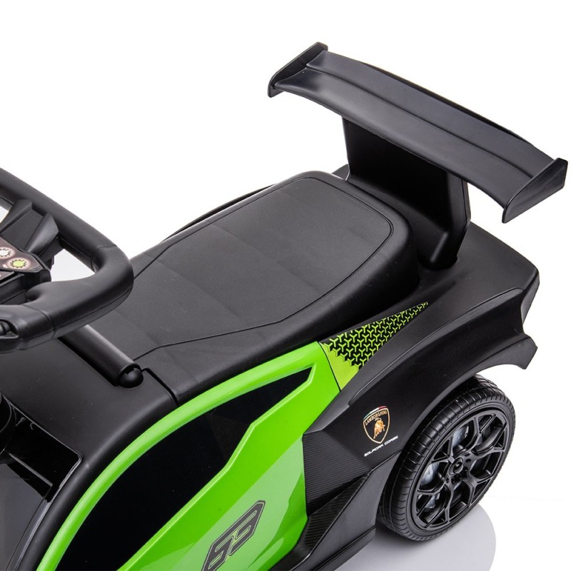 Masinuta pentru copii Lamborghini SCV12, metal, plastic, verde, L.38 cm, BLBK000014-GR