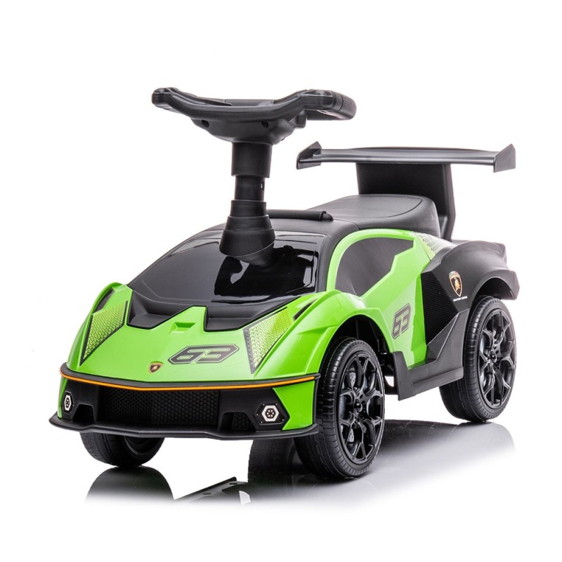 Masinuta pentru copii Lamborghini SCV12, metal, plastic, verde, L.38 cm, BLBK000014-GR