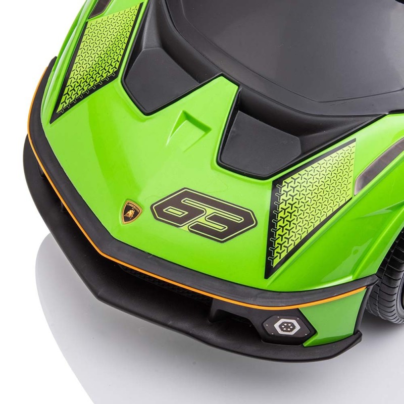 Masinuta pentru copii Lamborghini SCV12, metal, plastic, verde, L.38 cm, BLBK000014-GR