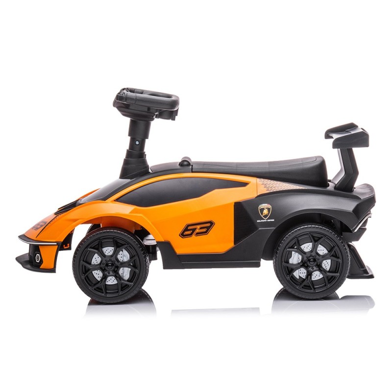 Masinuta pentru copii Lamborghini SCV12, metal, plastic, portocaliu, L.38 cm, BLBK000014-OR