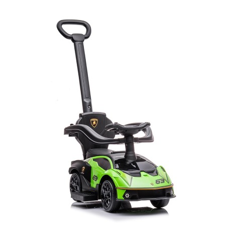 Masinuta pentru copii Lamborghini SCV12, metal, plastic, verde, L.40 cm, BLBK000015-GR