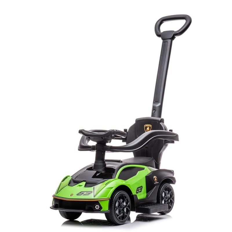 Masinuta pentru copii Lamborghini SCV12, metal, plastic, verde, L.40 cm, BLBK000015-GR