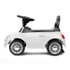 Masinuta copii Fiat 500, metal, plastic, alb, L.28 cm, BLBK000017-WH