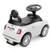 Masinuta copii Fiat 500, metal, plastic, alb, L.28 cm, BLBK000017-WH
