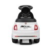 Masinuta copii Fiat 500, metal, plastic, alb, L.28 cm, BLBK000017-WH