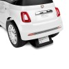 Masinuta copii Fiat 500, metal, plastic, alb, L.28 cm, BLBK000017-WH
