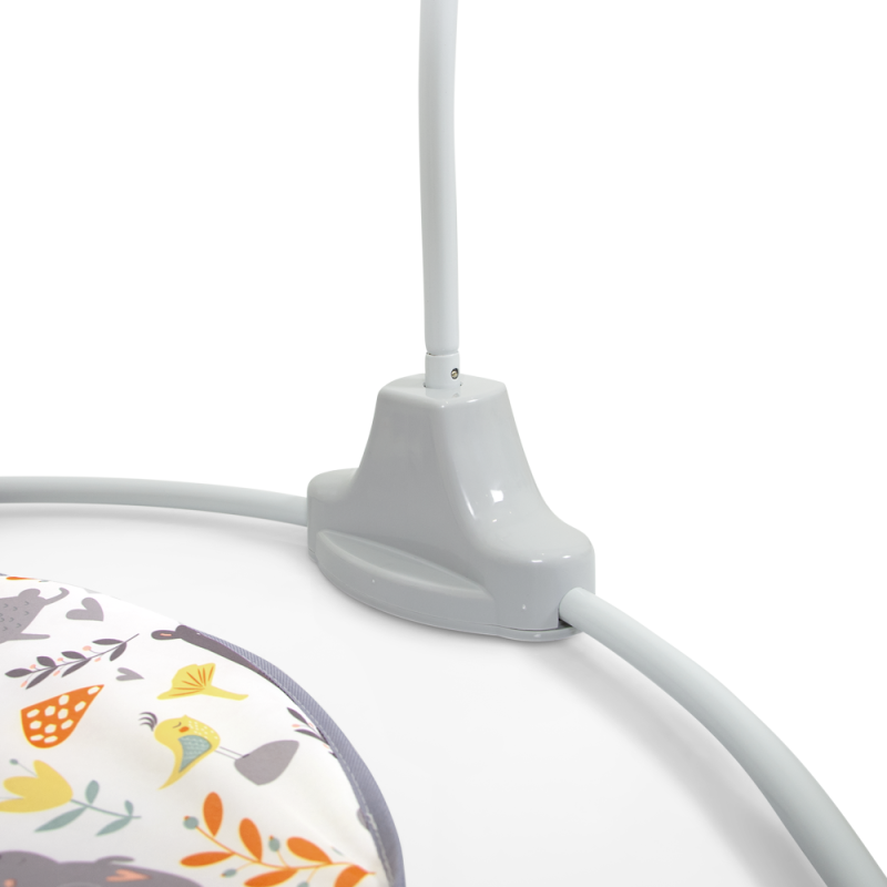 Centru de activitati pentru bebelusi Salta, metal, plastic, poliester, gri, D.80 cm, BNBK000006-GY
