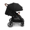 Carucior Ditta, metal, plastic, poliester, negru, L.56 cm, BNBK000007-BK