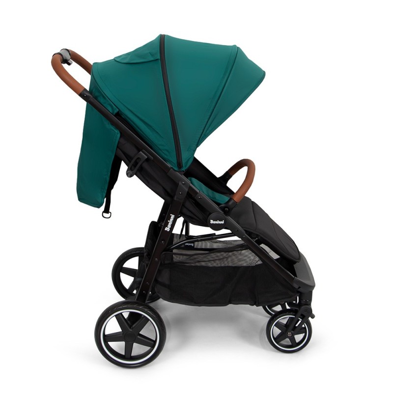 Carucior Ditta, metal, plastic, poliester, verde, L.56 cm, BNBK000007-GR