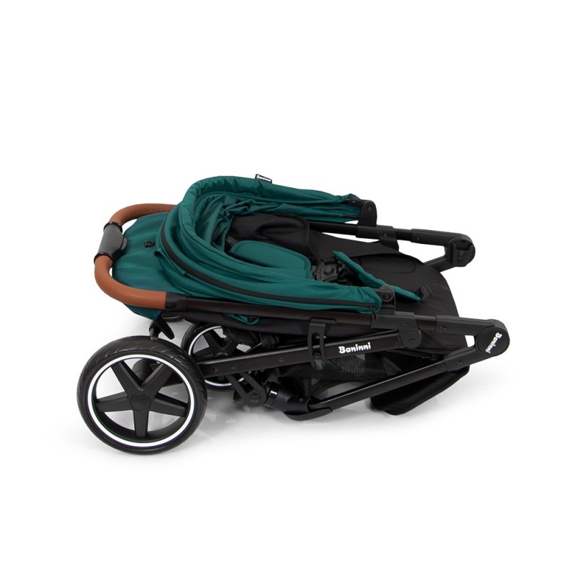 Carucior Ditta, metal, plastic, poliester, verde, L.56 cm, BNBK000007-GR