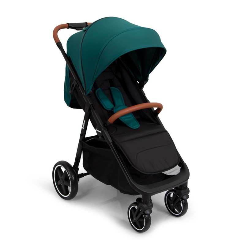 Carucior Ditta, metal, plastic, poliester, verde, L.56 cm, BNBK000007-GR