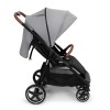 Carucior Ditta, metal, plastic, poliester, gri, L.56 cm, BNBK000007-GY