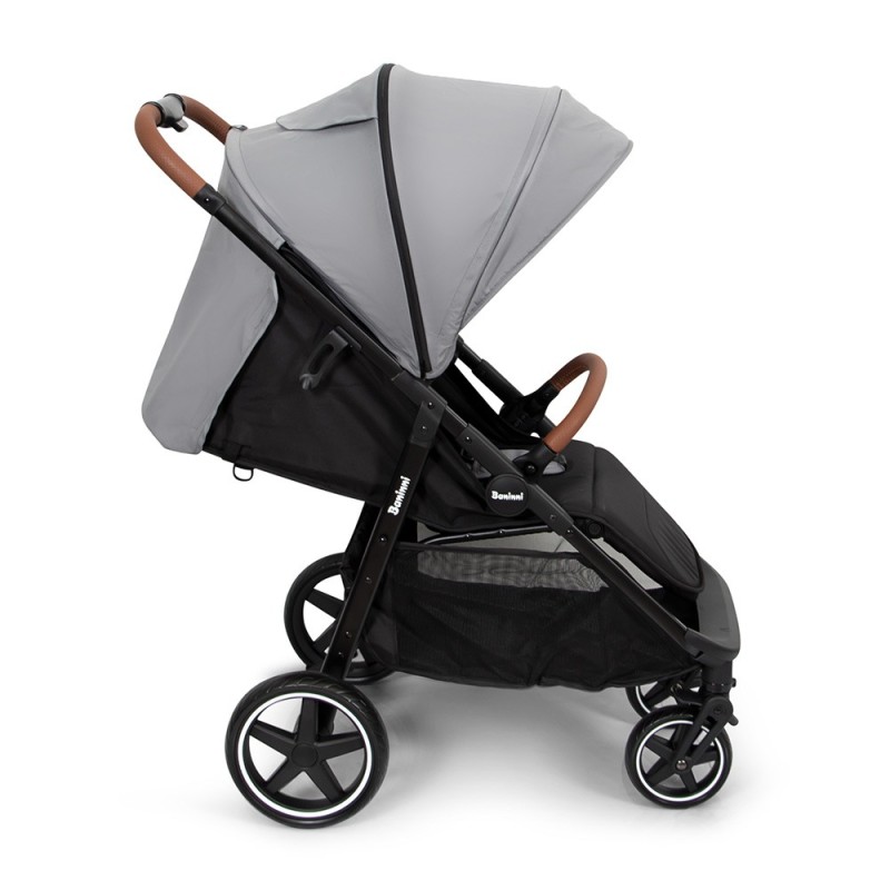 Carucior Ditta, metal, plastic, poliester, gri, L.56 cm, BNBK000007-GY