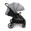 Carucior Ditta, metal, plastic, poliester, gri, L.56 cm, BNBK000007-GY