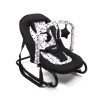 Balansoar pentru bebelusi Stelano, metal, plastic, poliester, negru, L.42 cm, BNBK000010-BKWH