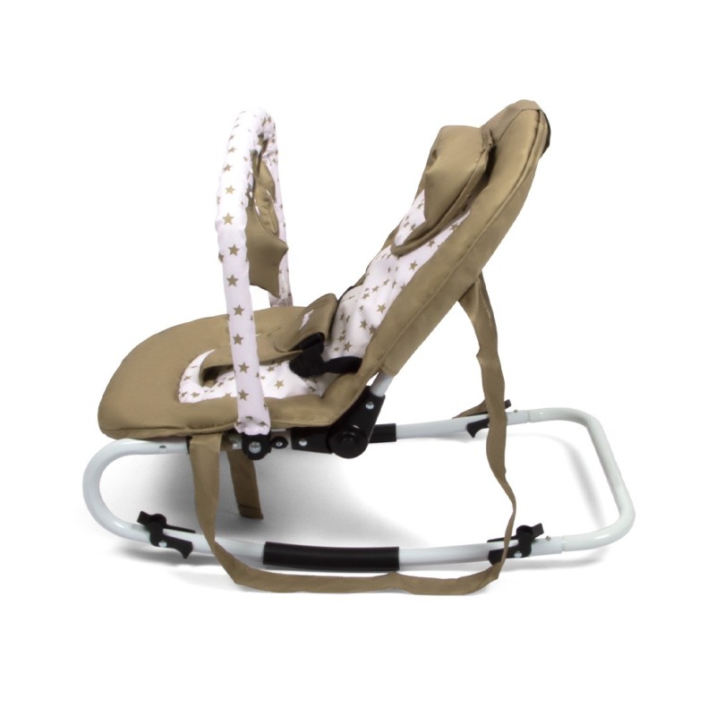 Balansoar pentru bebelusi Stelano, metal, plastic, poliester, bej, L.42 cm, BNBK000010-TP