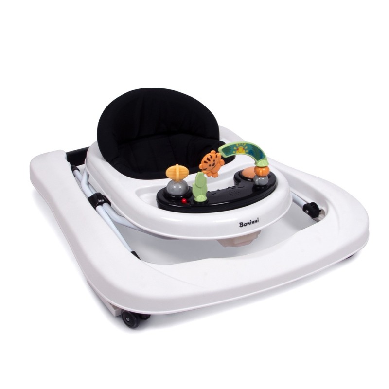 Premergator pentru bebelusi Miro, plastic, alb/negru, L.60 cm, BNBK000011-BKWH