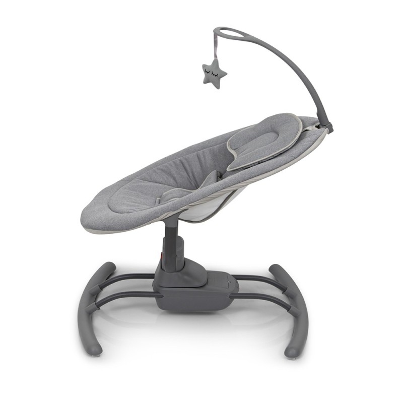Balansoar pentru bebelusi Sereno, metal, plastic, poliester, gri inchis, H.80 cm, BNBK000012-DGY
