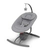 Balansoar pentru bebelusi Sereno, metal, plastic, poliester, gri inchis, H.80 cm, BNBK000012-DGY
