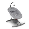 Balansoar pentru bebelusi Sereno, metal, plastic, poliester, gri inchis, H.80 cm, BNBK000012-DGY