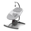 Balansoar pentru bebelusi Sereno, metal, plastic, poliester, gri deschis, H.80 cm, BNBK000012-LGY